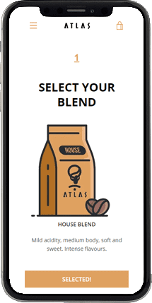 coffee subscription demo select blend